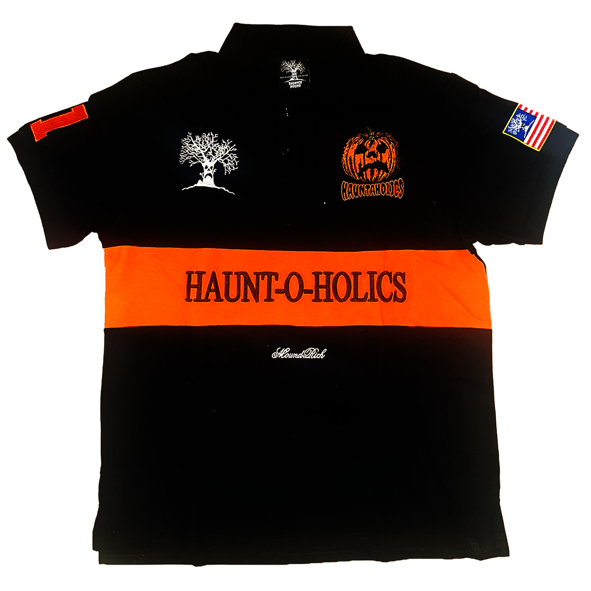 HAUNTAHOLICS POLO - BLACK – REAL HAUNTED MOUND HAUNTAHOLICS POLO - BLACK – REAL HAUNTED MOUND