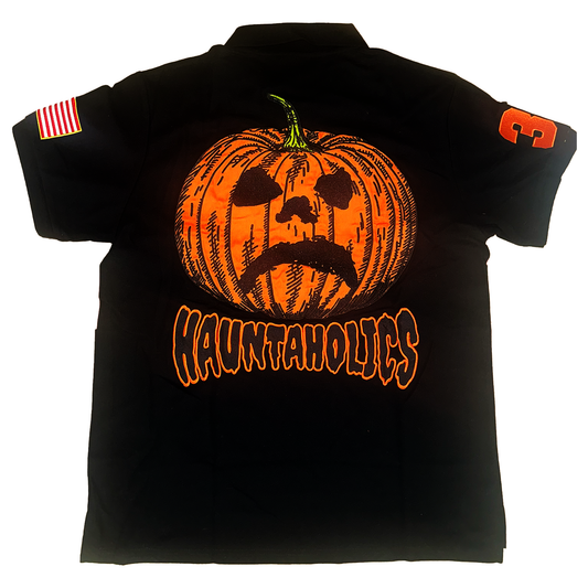 HAUNTAHOLICS POLO - BLACK