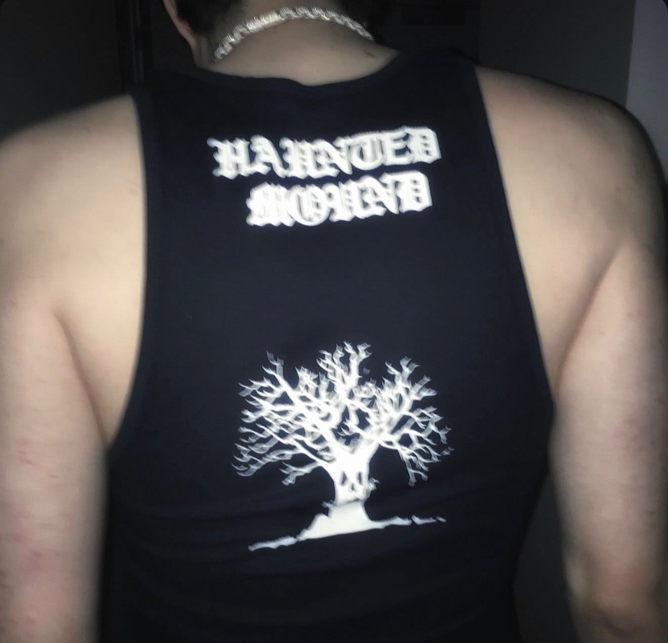 HAUNTED MOUND LOGO TANK