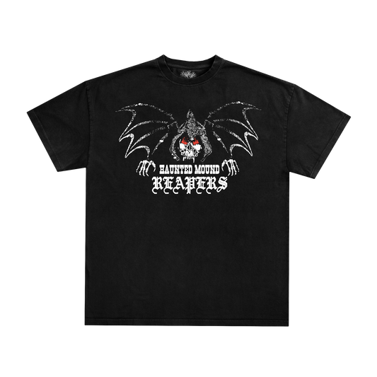 HAUNTED MOUND REAPERS BLACK TEE